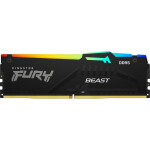 Kingston Fury Beast RGB DDR5 με Module 1x16GB και Ταχύτητα 5600 για Desktop Κωδικός KF556C36BBEA-16