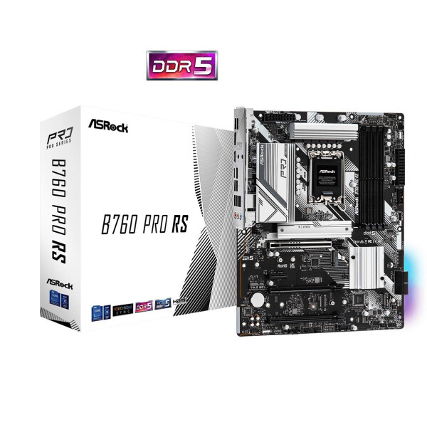 ASRock B760 PRO RS Motherboard ATX με Intel 1700 Socket 90-MXBKS0-A0UAYZ