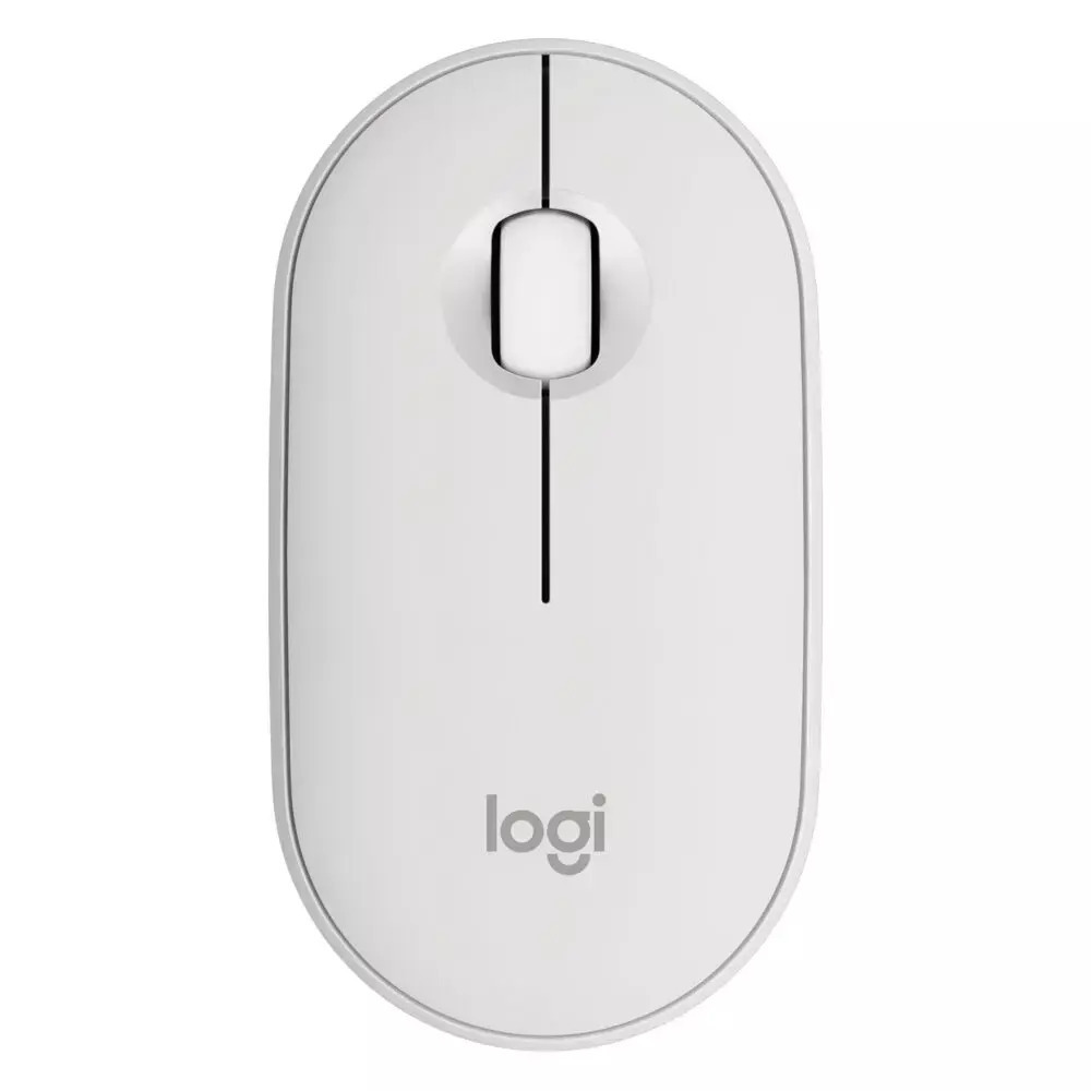 Logitech Pebble M350s Ασύρματο Bluetooth Ποντίκι White