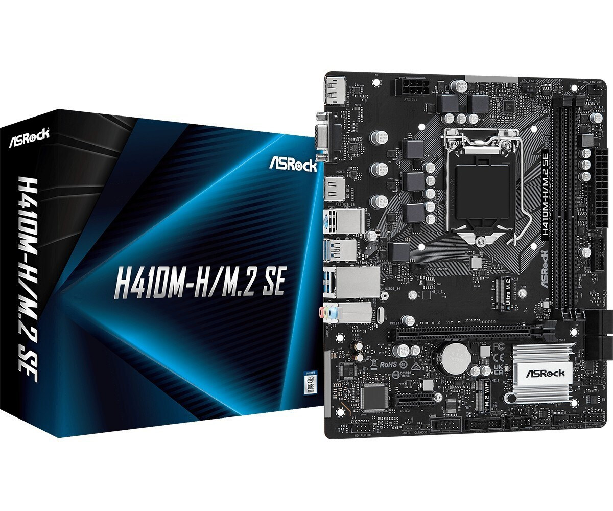 ASRock H410M-H/M.2 SE Motherboard Micro ATX με Intel 1151 Socket