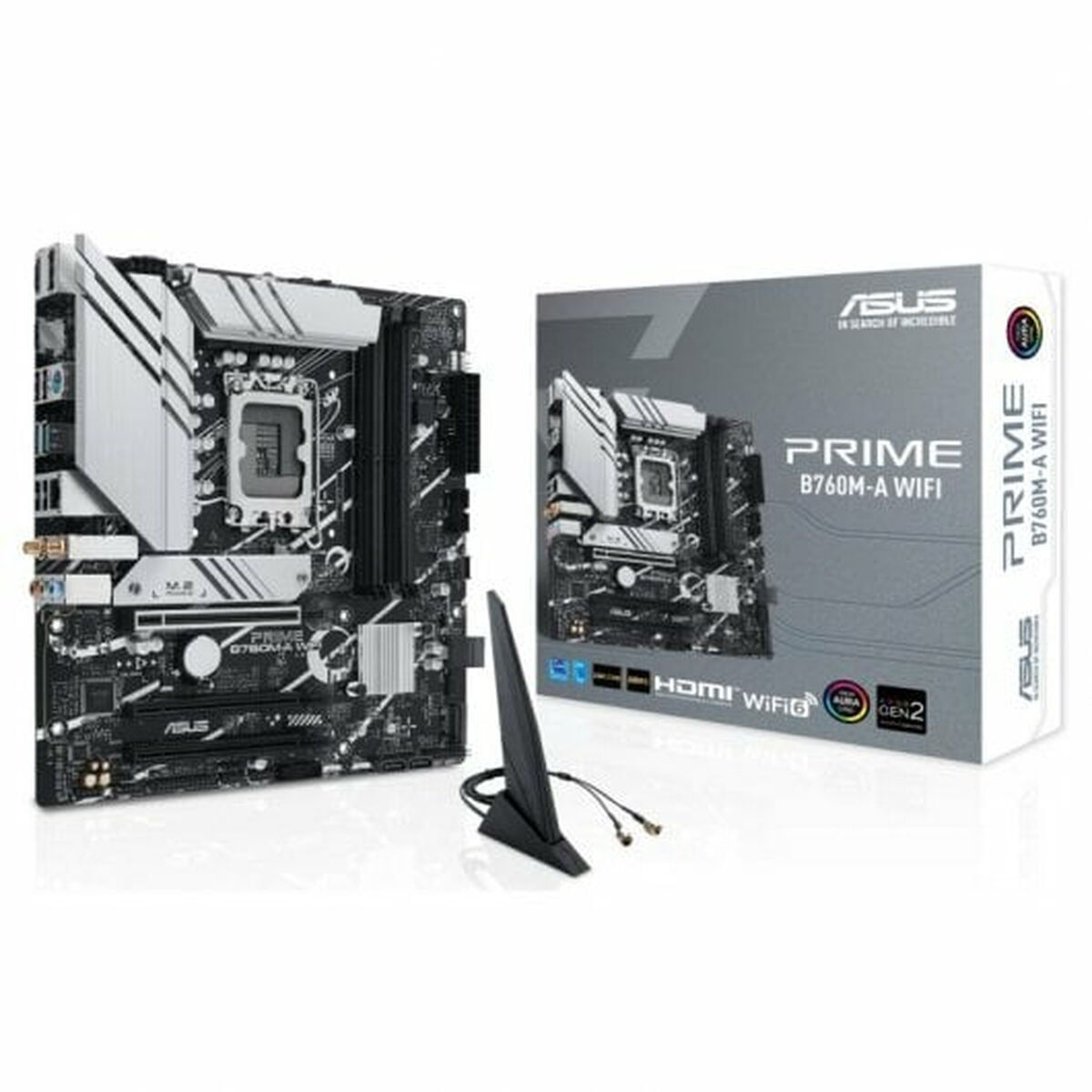 Asus Prime B760M-A WIFI Motherboard Micro ATX με Intel 1700 Socket 90MB1EL0-M0EAY0