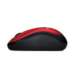 Logitech M185 910-002237 Ασύρματο Mini Ποντίκι Black/Red