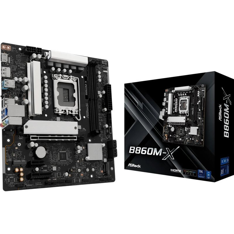 ASRock B860M-X Motherboard Micro ATX με Intel 1851 Socket 90-MXBRX0-A0UAYZ