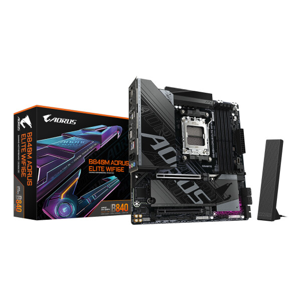 Gigabyte B840M Aorus Elite WIFI6E Motherboard Micro ATX με AMD AM5 Socket