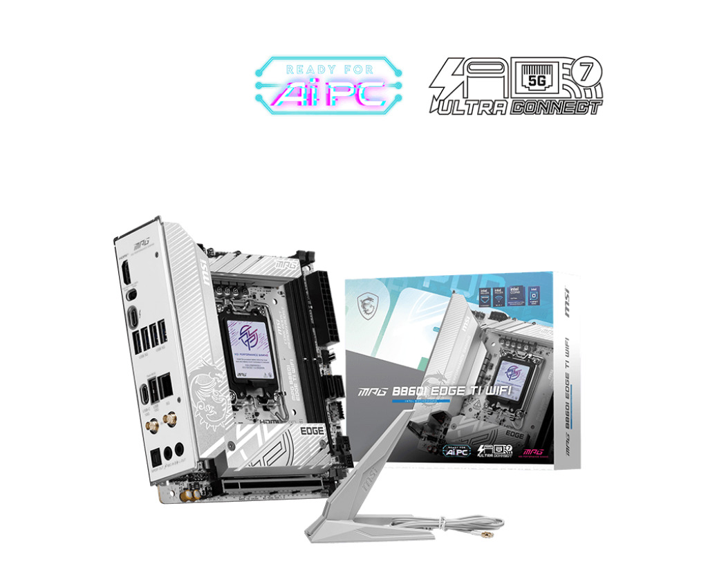 MSI MPG B860I EDGE TI WIFI Motherboard Mini ITX με Intel 1851 Socket 7E43-001R