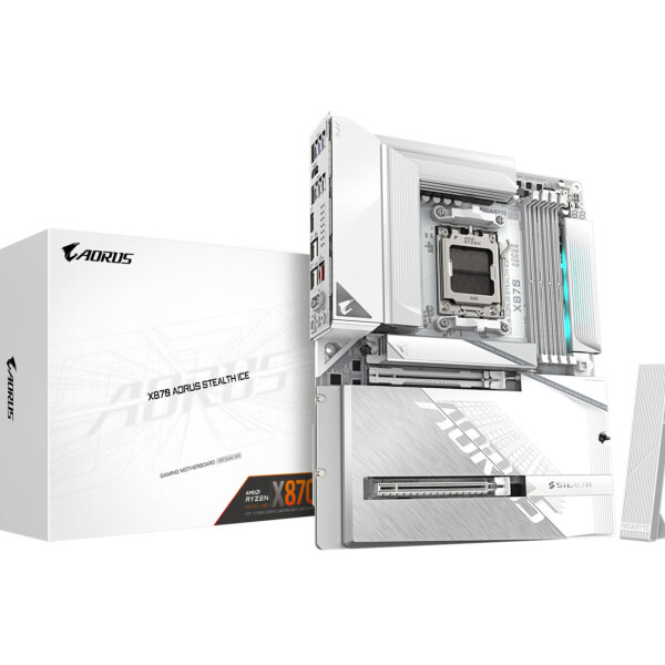 Gigabyte X870 AORUS STEALTH ICE Wi-Fi Motherboard ATX με AMD AM5 Socket
