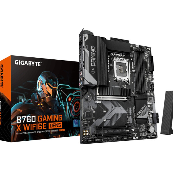 Gigabyte GA-B760 G X WF6E GEN5 Motherboard ATX με Intel 1700 Socket