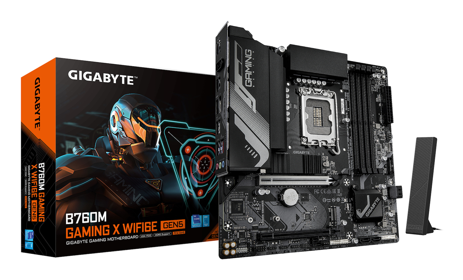 Gigabyte B760M Gaming X WIFI6E GEN5 Motherboard Micro ATX με Intel 1700 Socket
