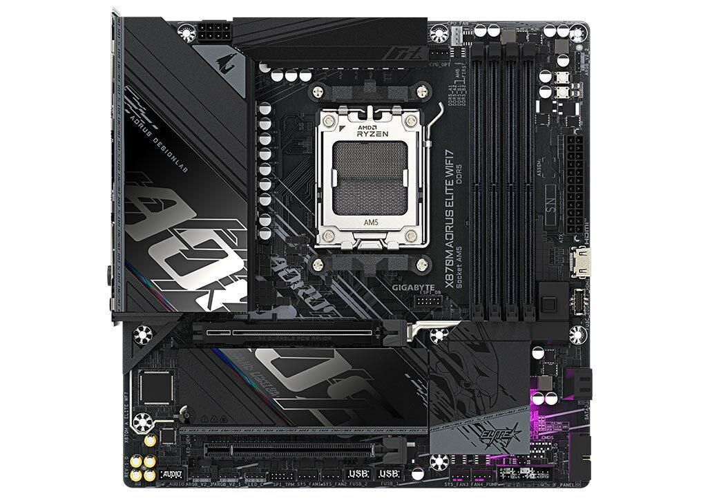 Gigabyte X870M AORUS ELITE WIFI7 Motherboard Micro ATX με AMD AM5 Socket