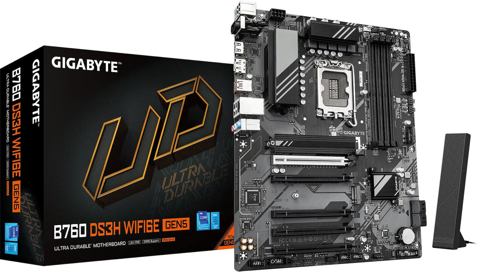 Gigabyte B760 DS3H WIFI6E GEN5 Motherboard ATX με Intel 1700 Socket