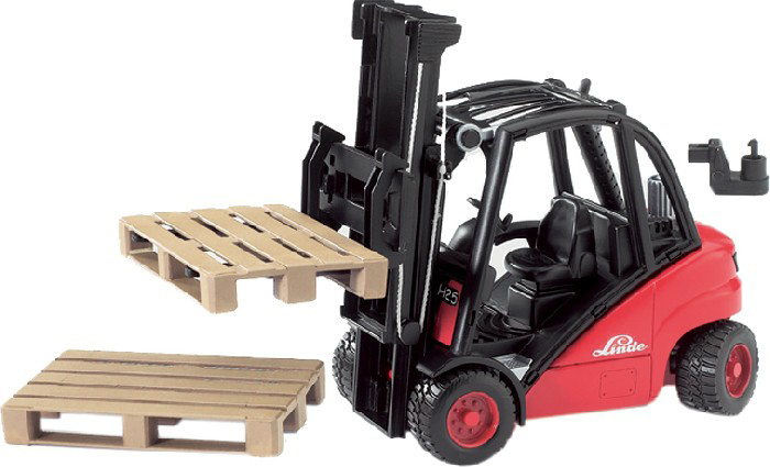 Bruder Ανυψωτικό Linde H30D με 2 Παλέτες για 3 Ετών