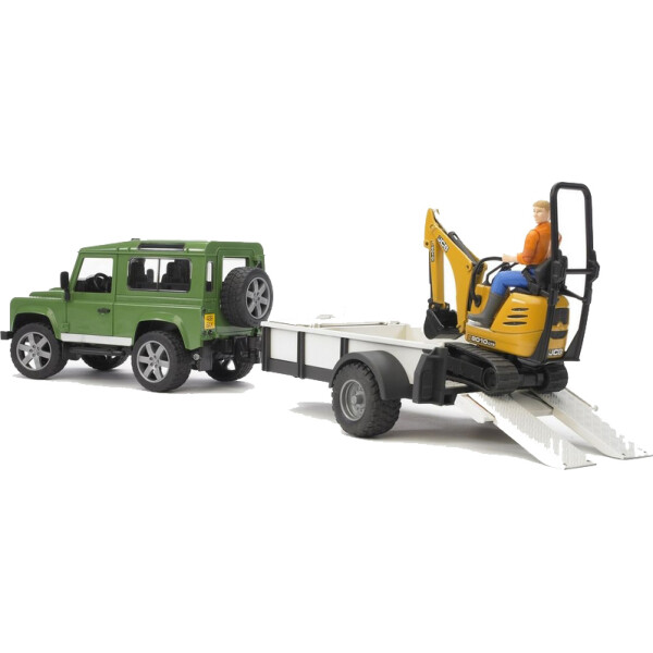 Bruder Σετ με Αυτοκίνητο Land Rover για 3 Ετών