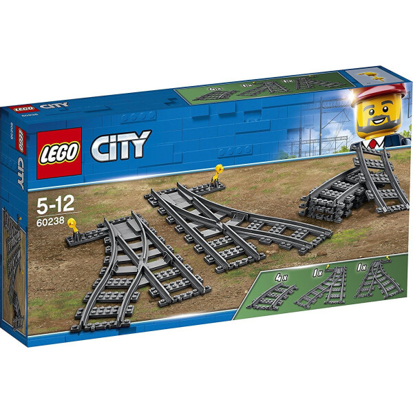Lego City Switch Tracks για 5 - 12 Ετών 20τμχ Κωδικός 60238