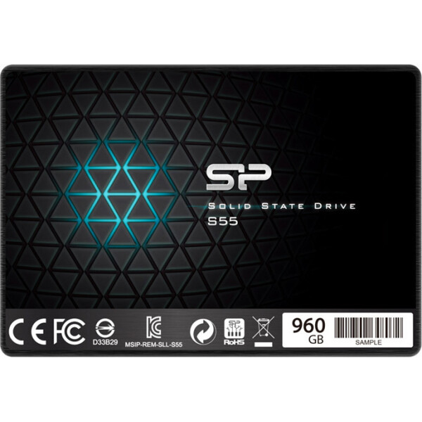 Silicon Power Slim S55 SSD 960GB 2.5 SATA III Κωδικός SP960GBSS3S55S25