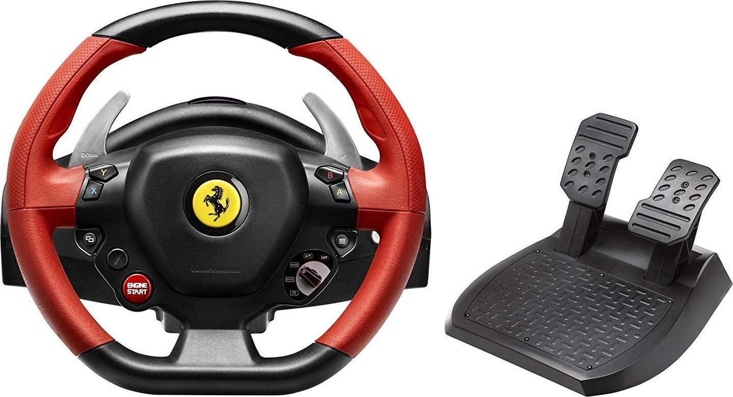 Thrustmaster Ferrari 458 Spider Τιμονιέρα με Πετάλια για XBOX One με 240 Περιστροφής