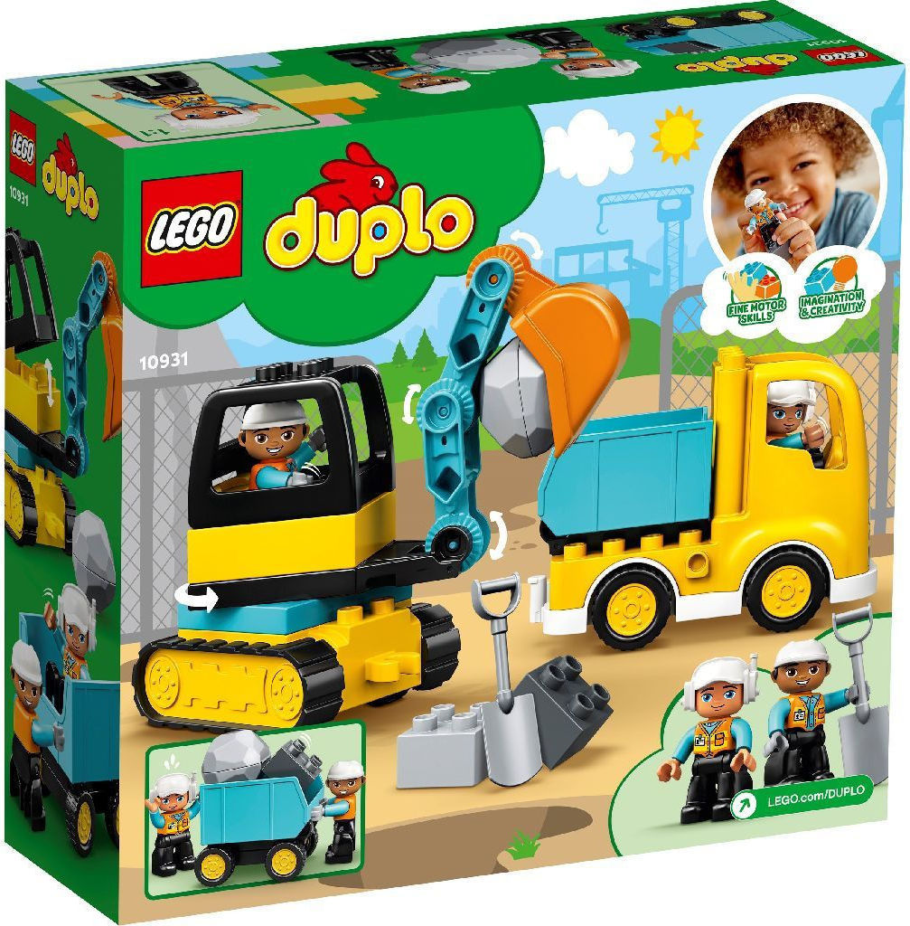 Lego Duplo Truck Tracked Excavator για 2 Ετών Κωδικός 10931