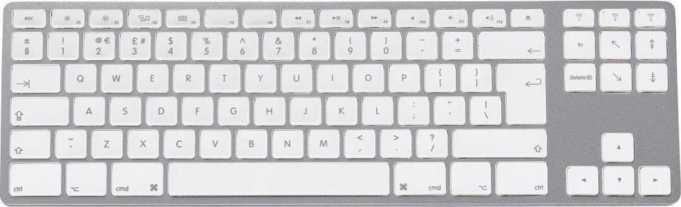 Matias Aluminum Tenkeyless Ασύρματο Bluetooth Πληκτρολόγιο Αγγλικό UK Ασημί