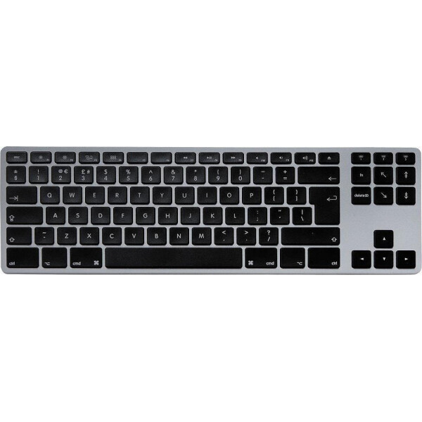 Matias Aluminum Tenkeyless Ασύρματο Bluetooth Πληκτρολόγιο Αγγλικό UK Γκρι
