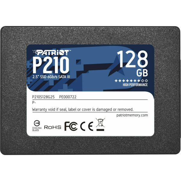 Patriot P210 SSD 128GB 2.5 SATA III Κωδικός P210S128G25