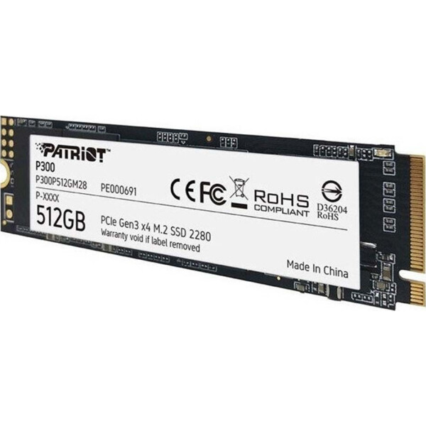 Patriot P300 SSD 256GB M.2 NVMe PCI Express 3.0 Κωδικός P300P256GM28
