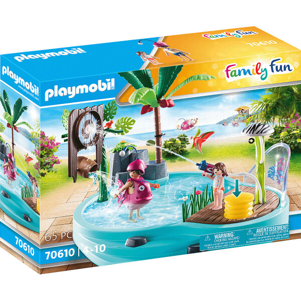 Playmobil Family Fun Small Pool with Water Sprayer για 4-10 ετών