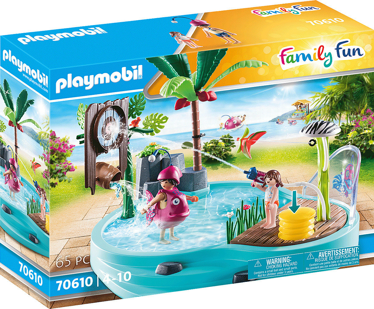 Playmobil Family Fun Small Pool with Water Sprayer για 4-10 ετών