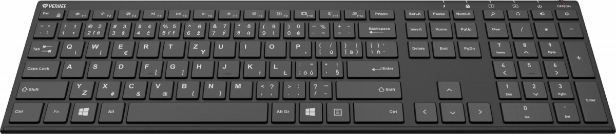 Yenkee YKB 2000 CSBK Ασύρματο Πληκτρολόγιο Αγγλικό US