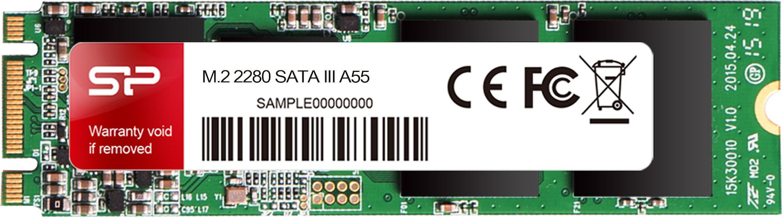 Silicon Power A55 SSD 256GB M.2 SATA III Bulk Κωδικός SP256GBSS3A55M28