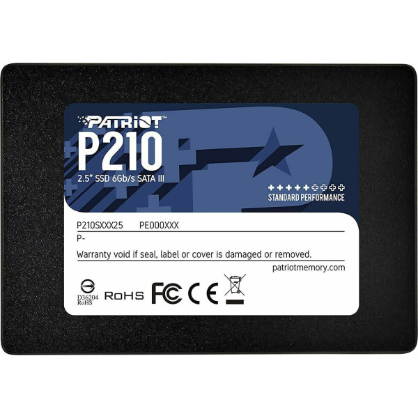 Patriot P210 SSD 512GB 2.5 SATA III Κωδικός P210S512G25