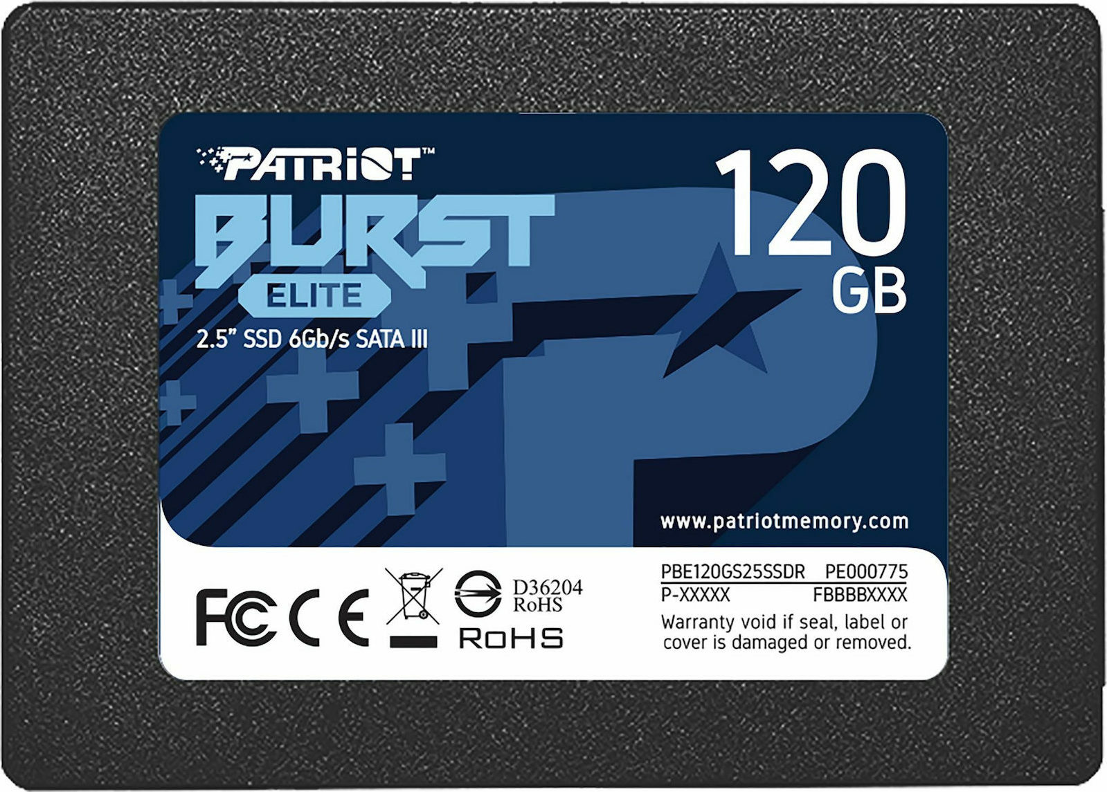 Patriot Burst Elite SSD 120GB 2.5 SATA III Κωδικός PBE120GS25SSDR