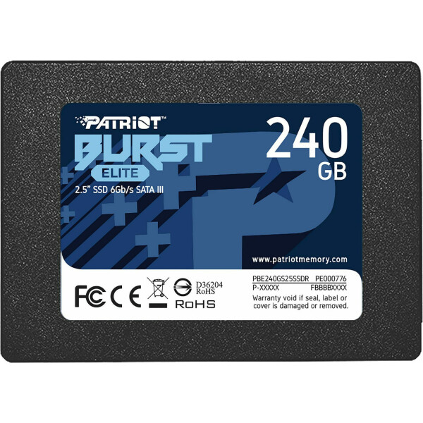 Patriot Burst Elite SSD 240GB 2.5 SATA III Κωδικός PBE240GS25SSDR