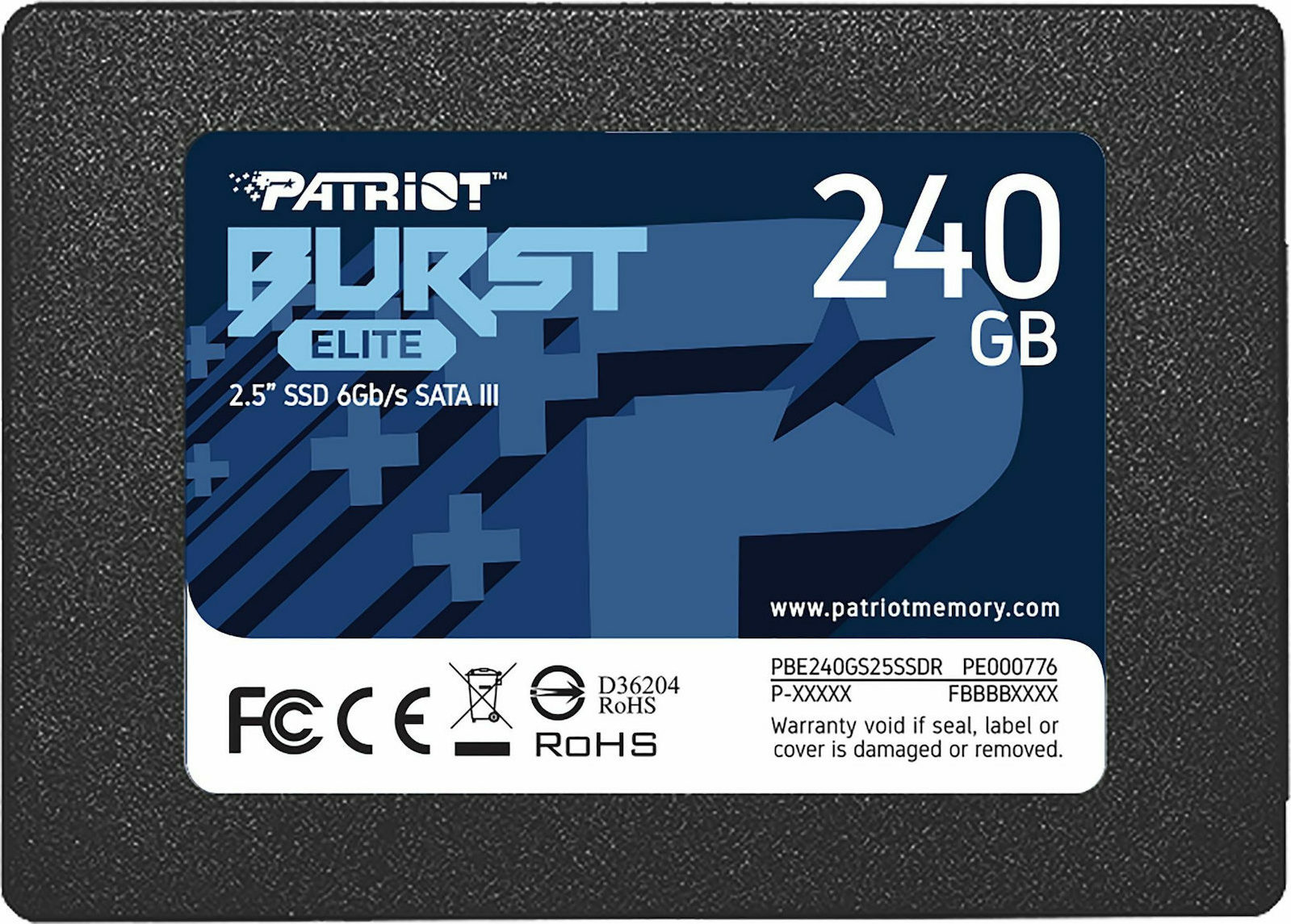 Patriot Burst Elite SSD 240GB 2.5 SATA III Κωδικός PBE240GS25SSDR