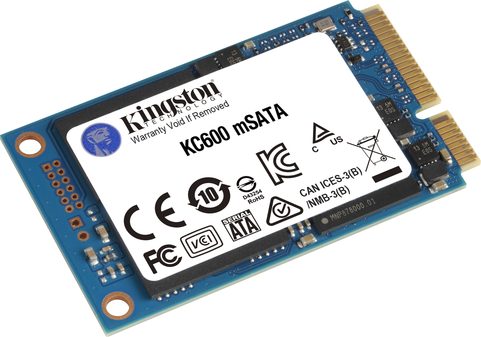 Kingston KC600 SSD 512GB mSATA SATA III Κωδικός SKC600MS/512G