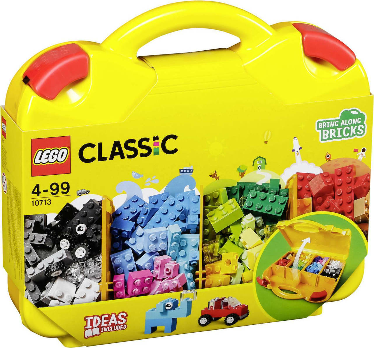 Lego Classic Creative Suitcase για 4 - 99 Ετών Κωδικός 10713