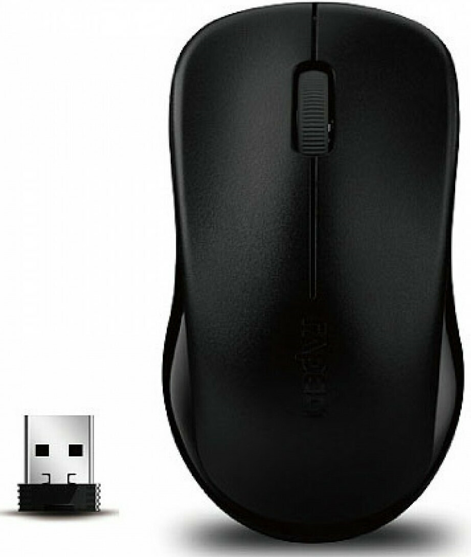 Rapoo Wireless Optical Mouse 1620 Ασύρματο Ποντίκι Μαύρο
