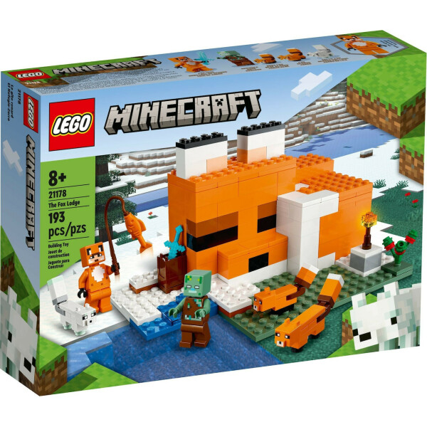 Lego Minecraft The Fox Lodge για 8 Ετών 193τμχ Κωδικός 21178