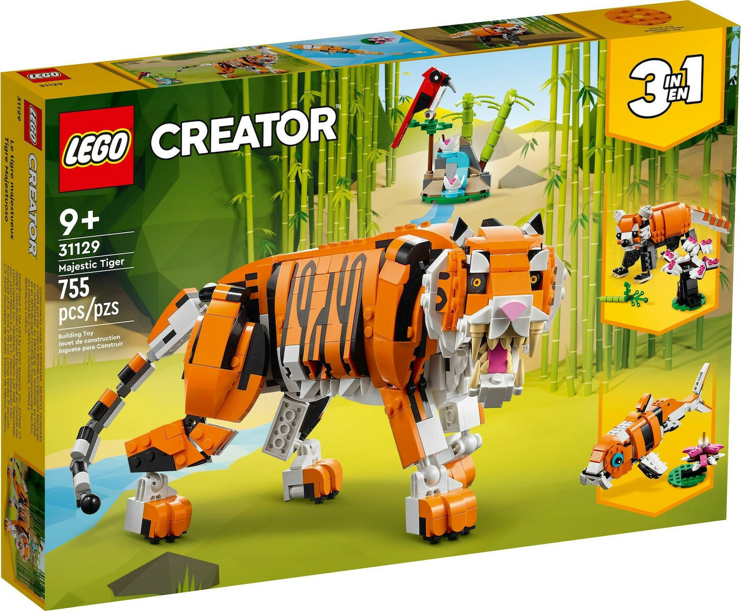 Lego Creator Majestic Tiger για 9 Ετών Κωδικός 31129