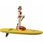 Bruder Παιχνίδι Μινιατούρα Life Guard with Stand Up Paddle για 3 Ετών Διάφορα Σχέδια 1τμχ