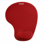 Savio MP-01BL Mouse Pad 230mm με Στήριγμα καρπού Κόκκινο