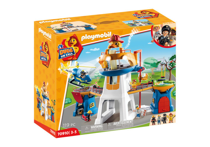 Playmobil Duck On Call Αρχηγείο για 3 ετών