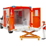 Bruder Σετ με Αυτοκίνητο Ασθενοφόρο με Οδηγό για 3 Ετών