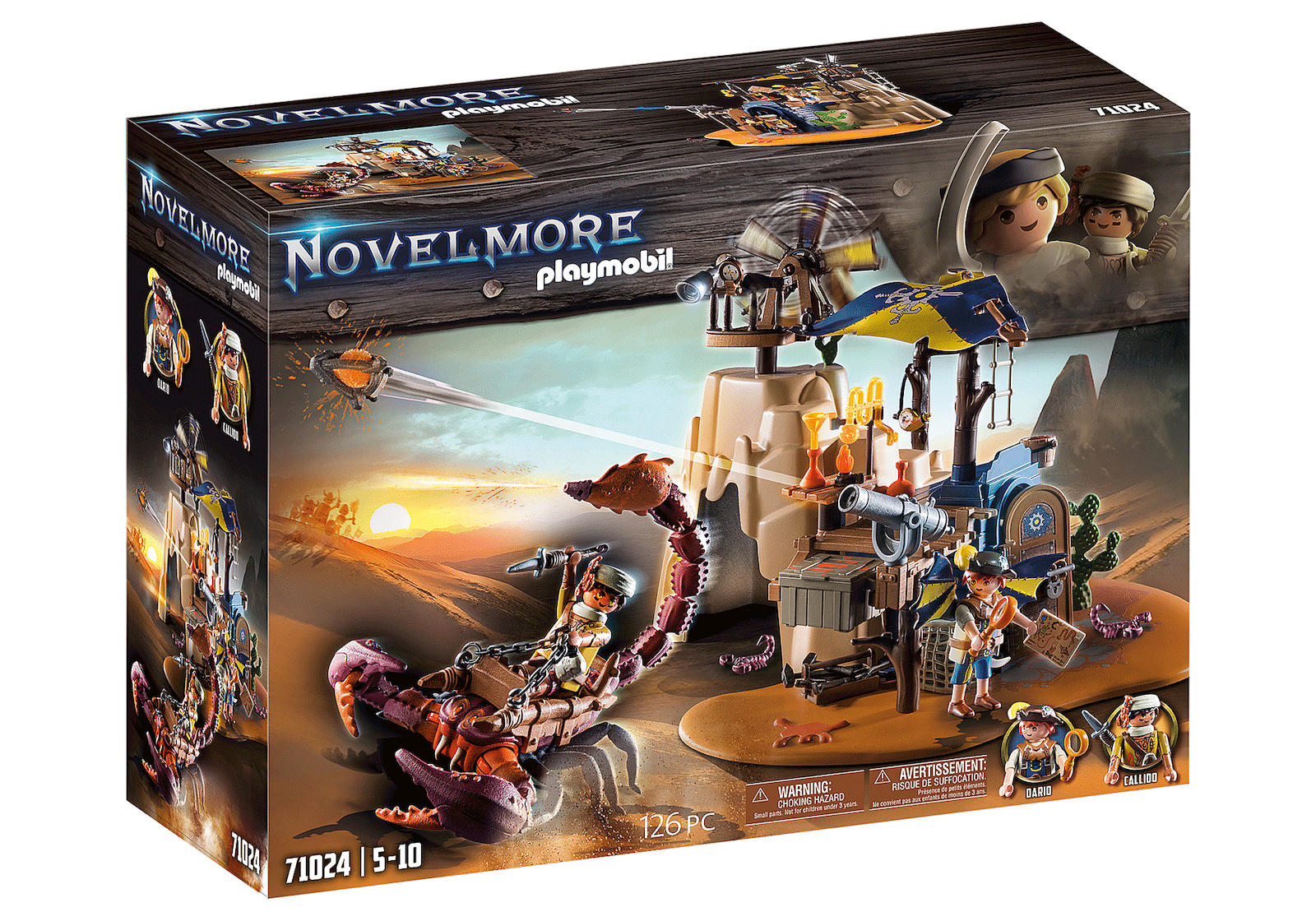 Playmobil Novelmore Μυστική Βάση Με Γιγάντιο Σκορπιό για 5-10 ετών