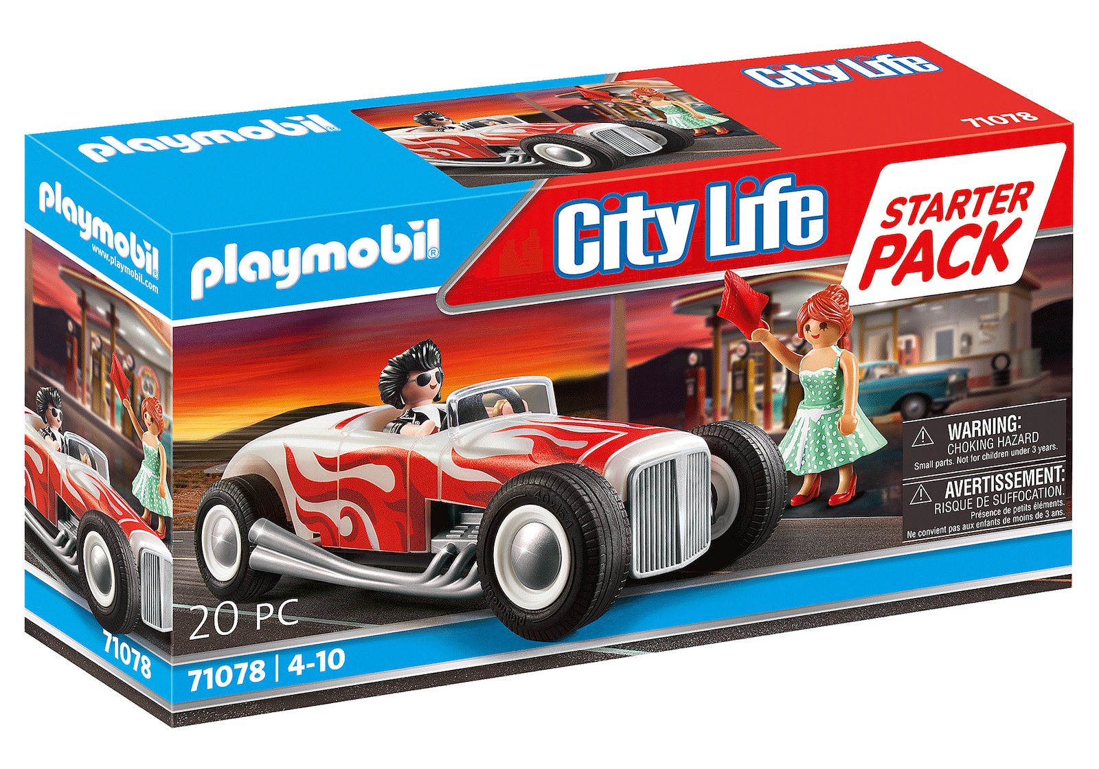Playmobil City Life Hot Rod για 4-10 ετών