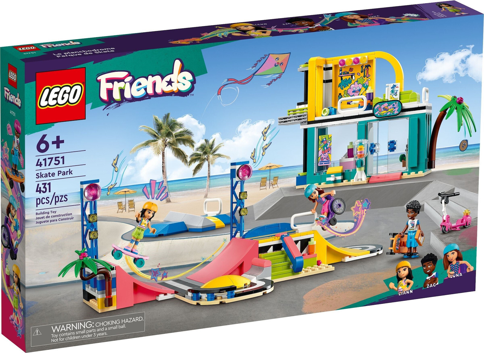 Lego Friends Skate Park για 6 Ετών Κωδικός 41751