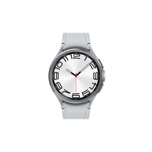 Samsung Galaxy Watch6 Classic LTE Stainless Steel 47mm Αδιάβροχο με eSIM και Παλμογράφο Silver