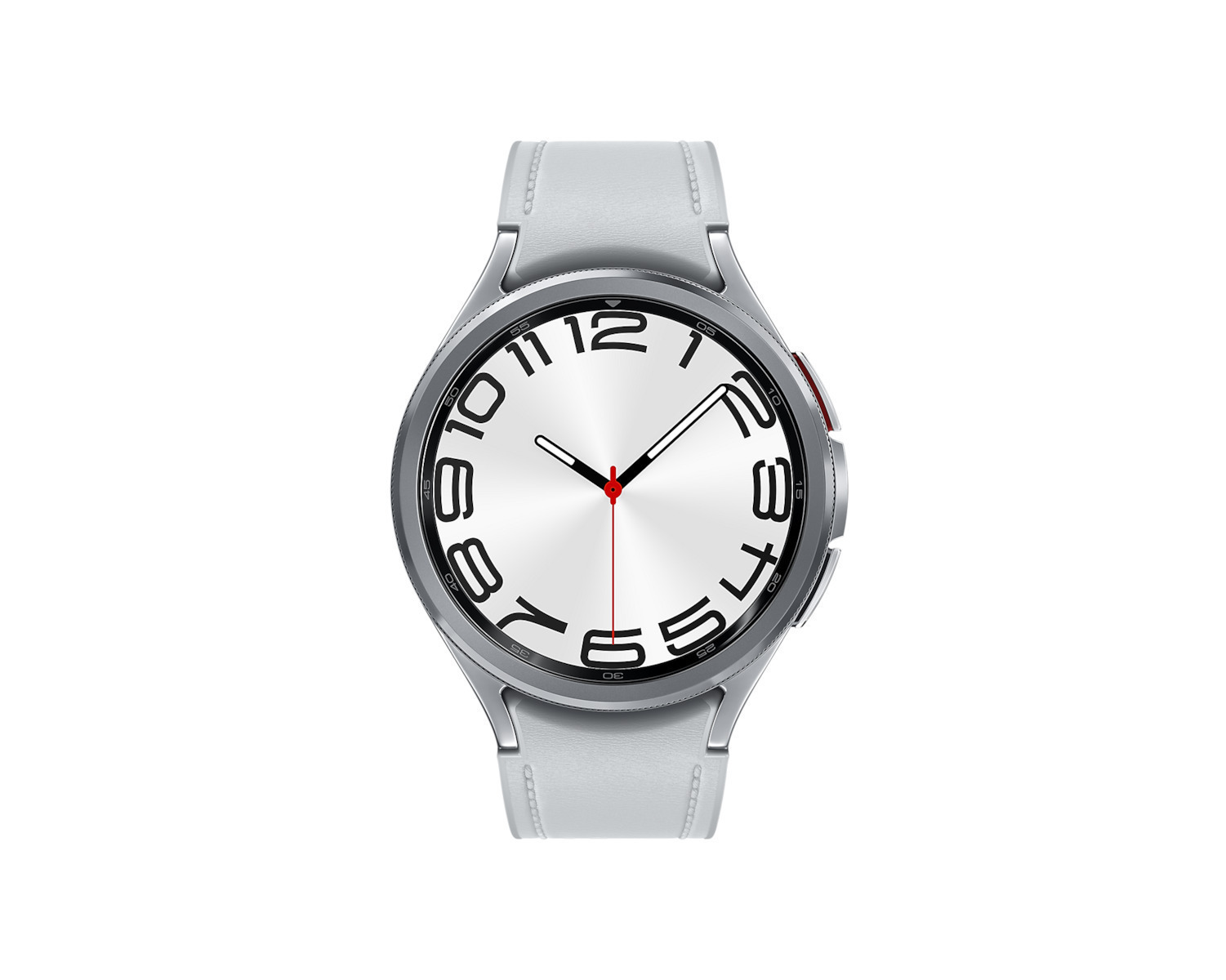 Samsung Galaxy Watch6 Classic LTE Stainless Steel 47mm Αδιάβροχο με eSIM και Παλμογράφο Silver