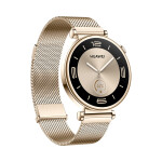 Huawei Watch GT 4 Stainless Steel 41mm Αδιάβροχο με Παλμογράφο Light Gold Milanese Strap