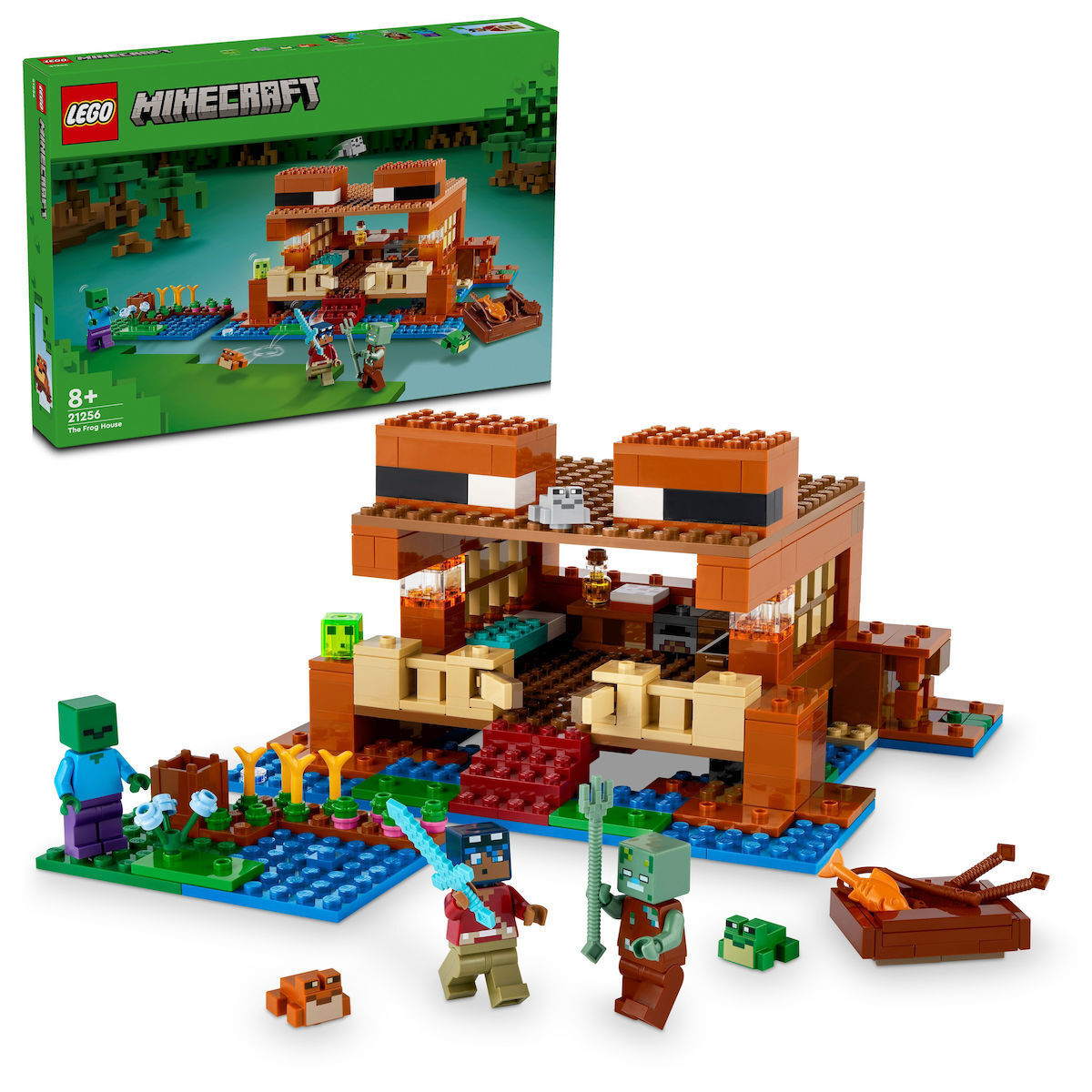 Lego Minecraft The Frog House για 8 Ετών Κωδικός 21256