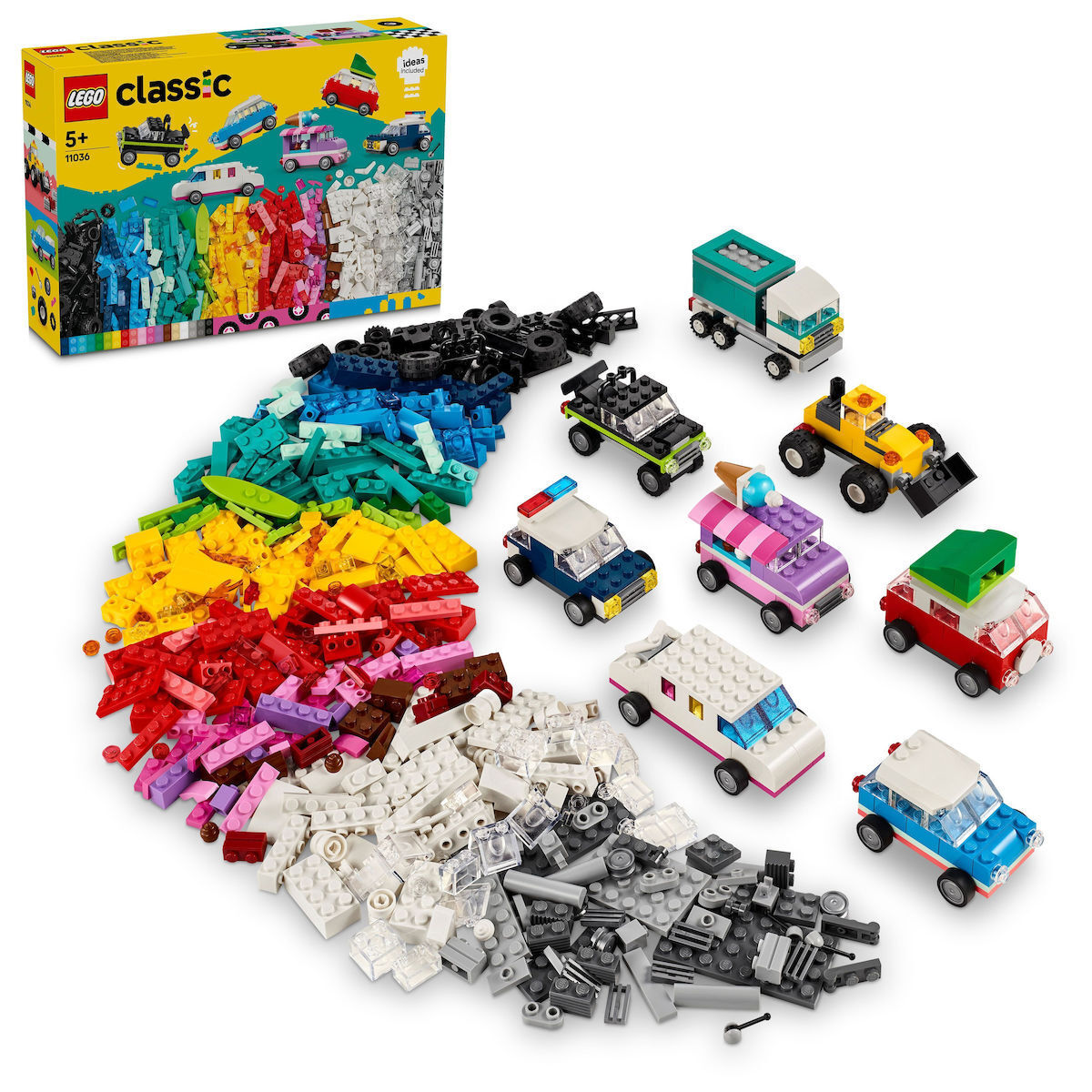 Lego Classic Creative Vehicles για 5 Ετών 900τμχ Κωδικός 11036