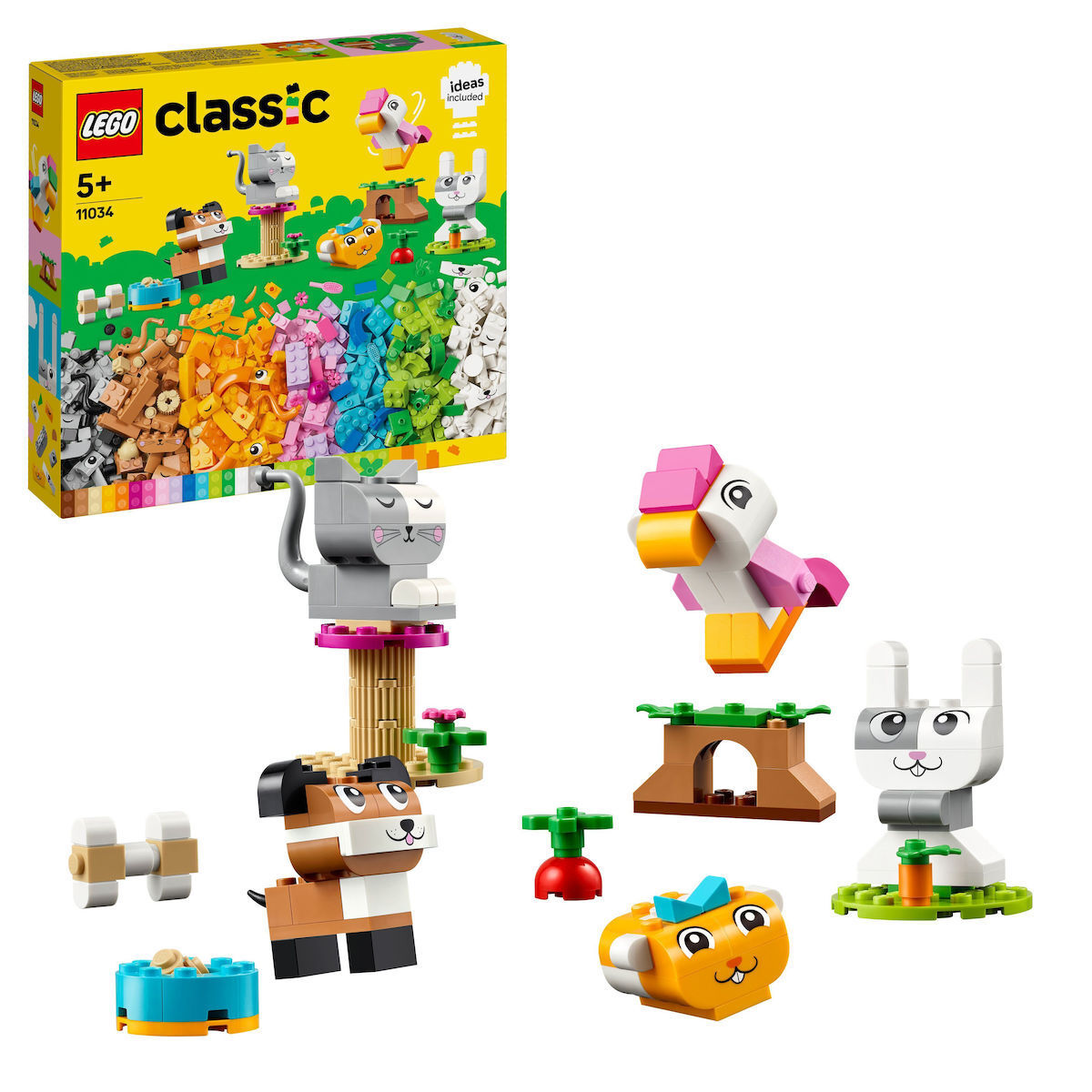 Lego Classic Creative Pets για 5 Ετών 450τμχ Κωδικός 11034